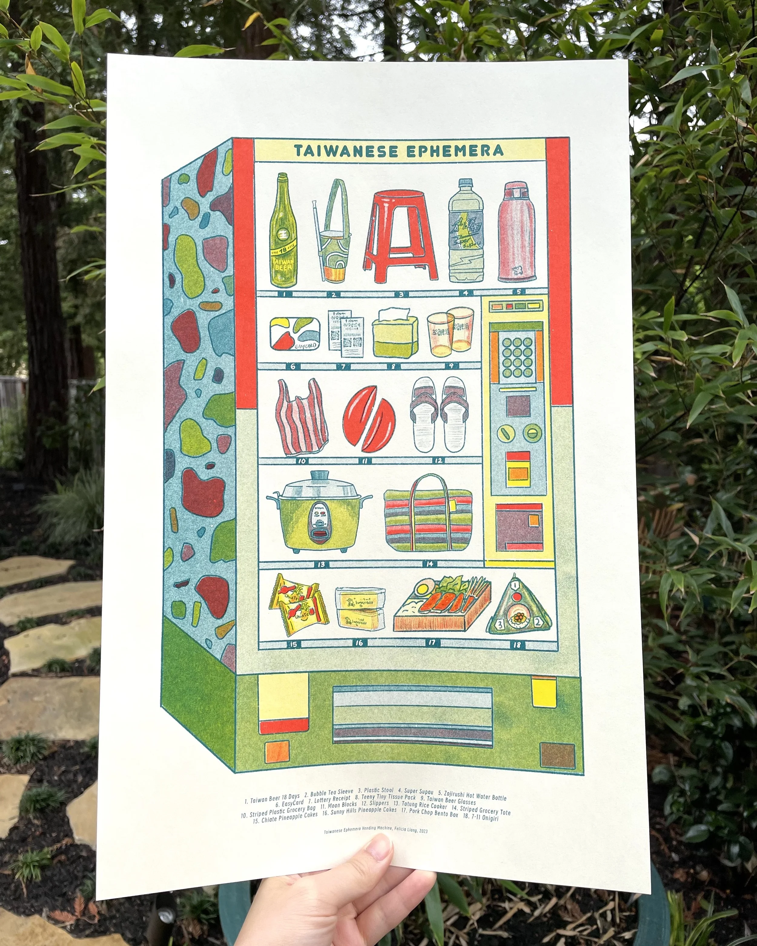 Taiwanese Ephemera Vending Machine — FELICIA LIANG